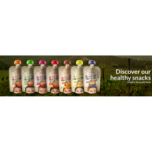 Ama Time Organic Fruit Pouch 90g Apple & Raspberry – image 3