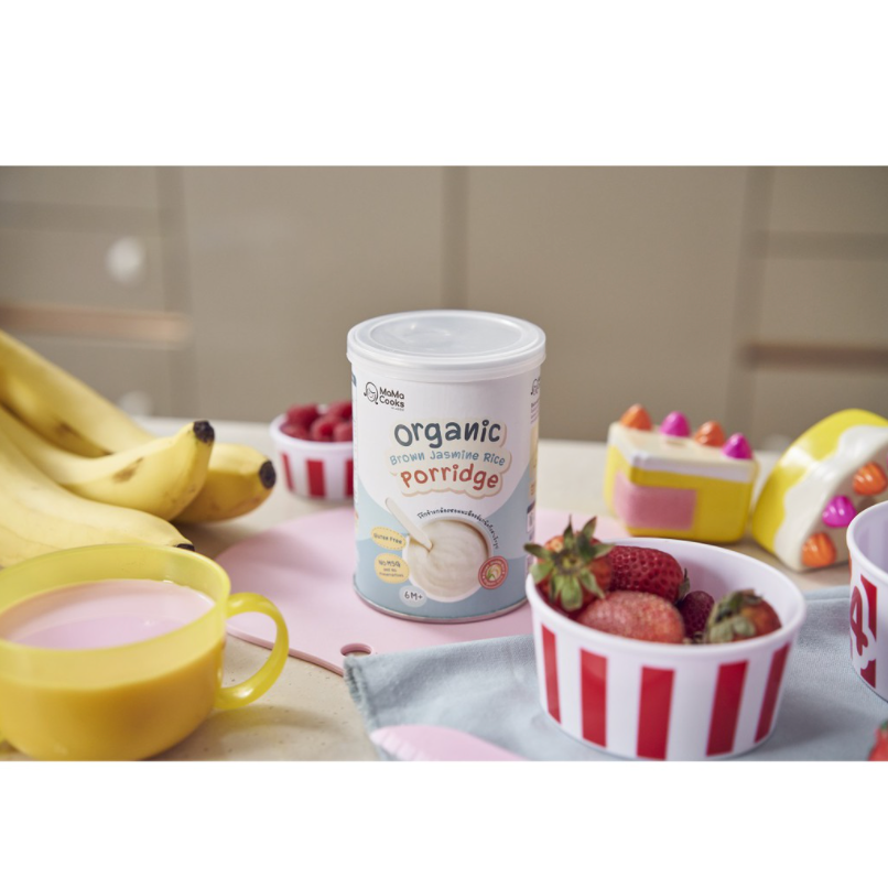 Mama Cooks Organic Baby Porridge Brown Jasmine Rice 180g