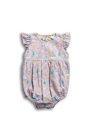 Maison Q Secret Garden Reversible Girl Onesie