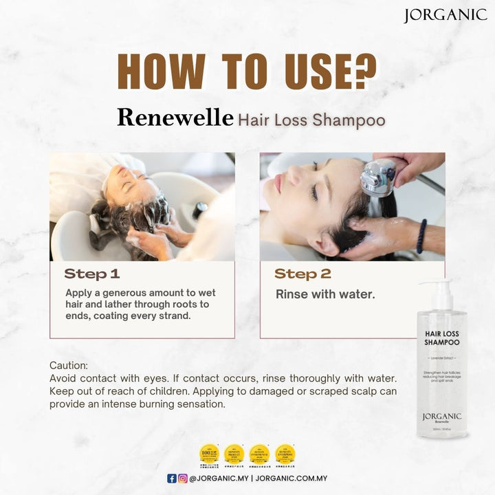 Jorganic Renewelle Hair Loss Shampoo 300ml