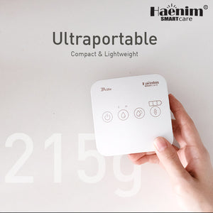 Haenim NexusFit 7A Lite is ultraportable at 215g, shown held in one hand