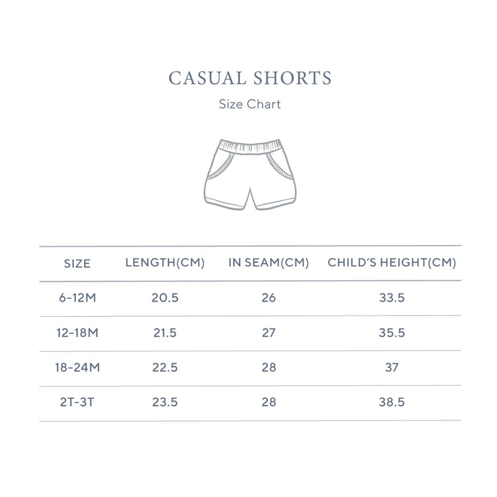 Kays + Kins Casual Short Pants (2 - 3 years old)