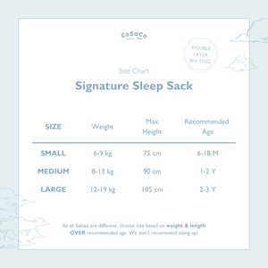 Cosoco Kids Estate Signature Sleep Sack (0.5 TOG) - Estate Pink