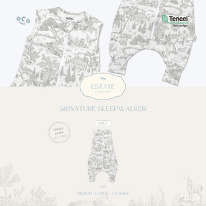 Cosoco Kids Estate Sleepwalker (0.3 TOG) - Estate Grey