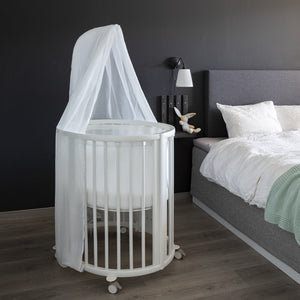 Stokke V3 Sleepi Mini Bed Mesh Liner -White - lifestyle