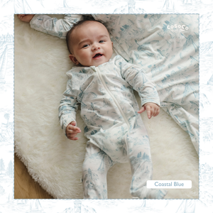 Cosoco Kids Sleepsuit - Coastal Blue