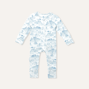 Cosoco Kids Sleepsuit - Coastal Blue
