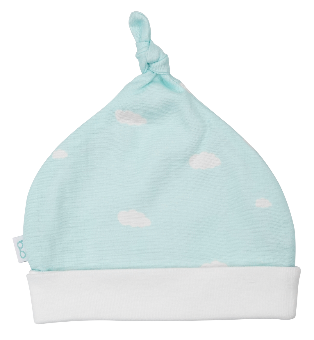 Granny Ben Muslin Top Knot Beanie Hat