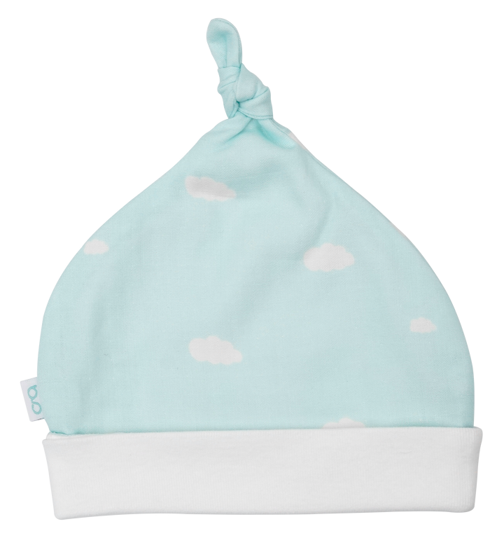 Granny Ben Muslin Top Knot Beanie Hat