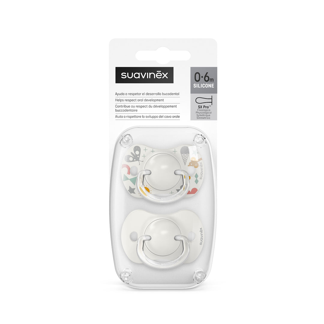 Suavinex A Walk In The Park SX Pro Soother 0-6months 2 Pack