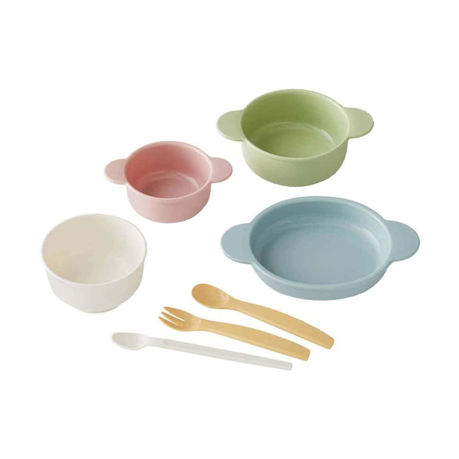 Combi Stacking Tableware for First Baby Food, full set