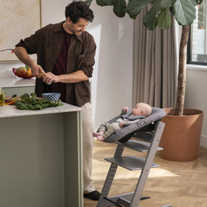 Stokke Tripp Trapp Newborn Set (Grey) - lifestyle