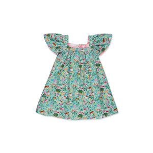 Maison Q Straits Tale Reversible Square Neck Dress, The Great Race side