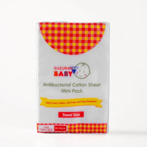 Suzuran Baby Antibacterial Cotton Sheet Mini Packs 9pks