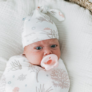 KAYS + KINS Bamboo Luxe Swaddle Set - Seahorse Cove