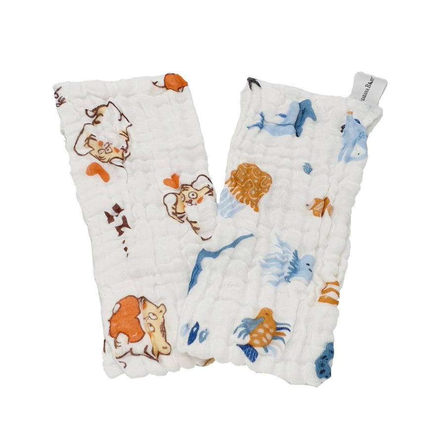 Akarana Baby 6-layer cotton muslin washcloths