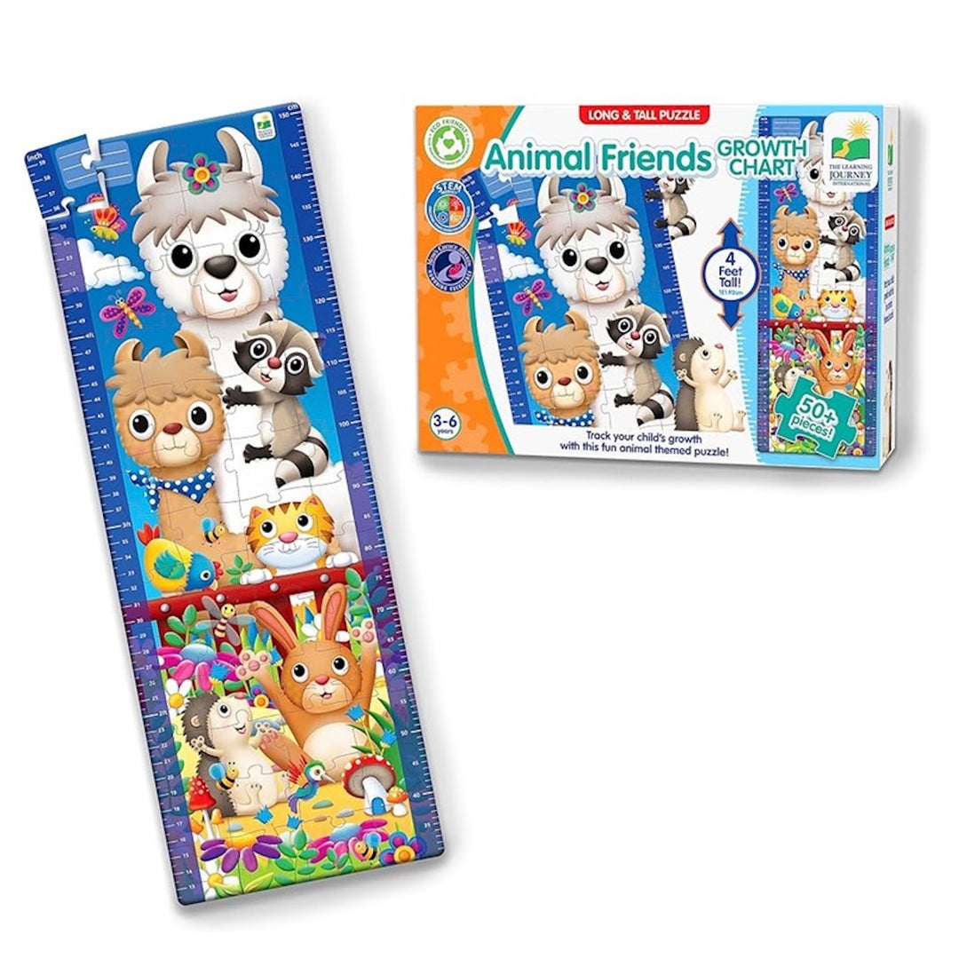 The Learning Journey International Animal Friends Growth Chart