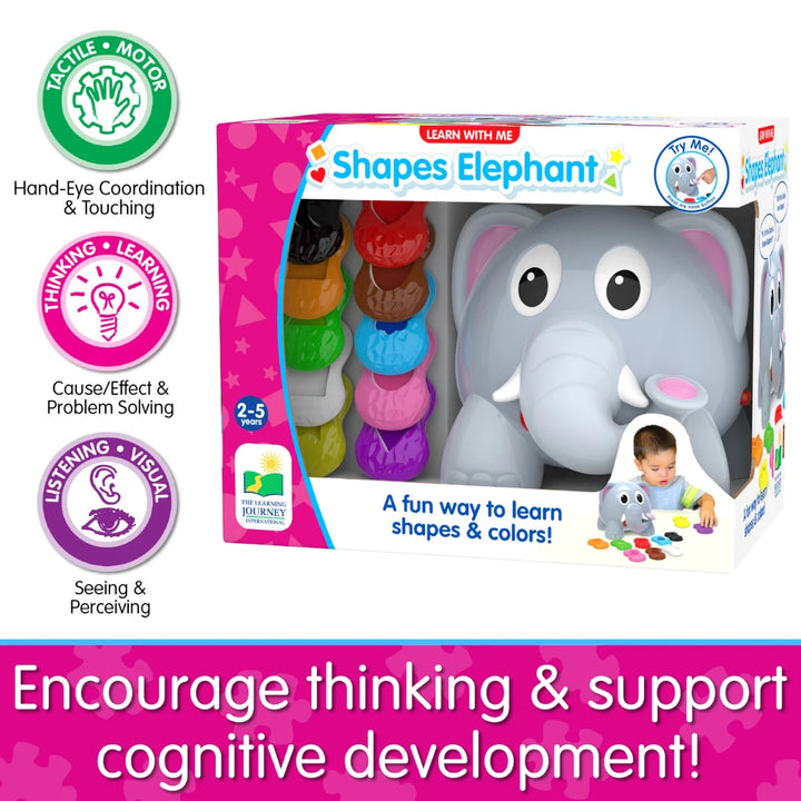 The Learning Journey International Learn with Me - Shapes Elephant