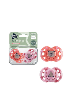 Tommee Tippee Fun Friends Soother 2 Pack