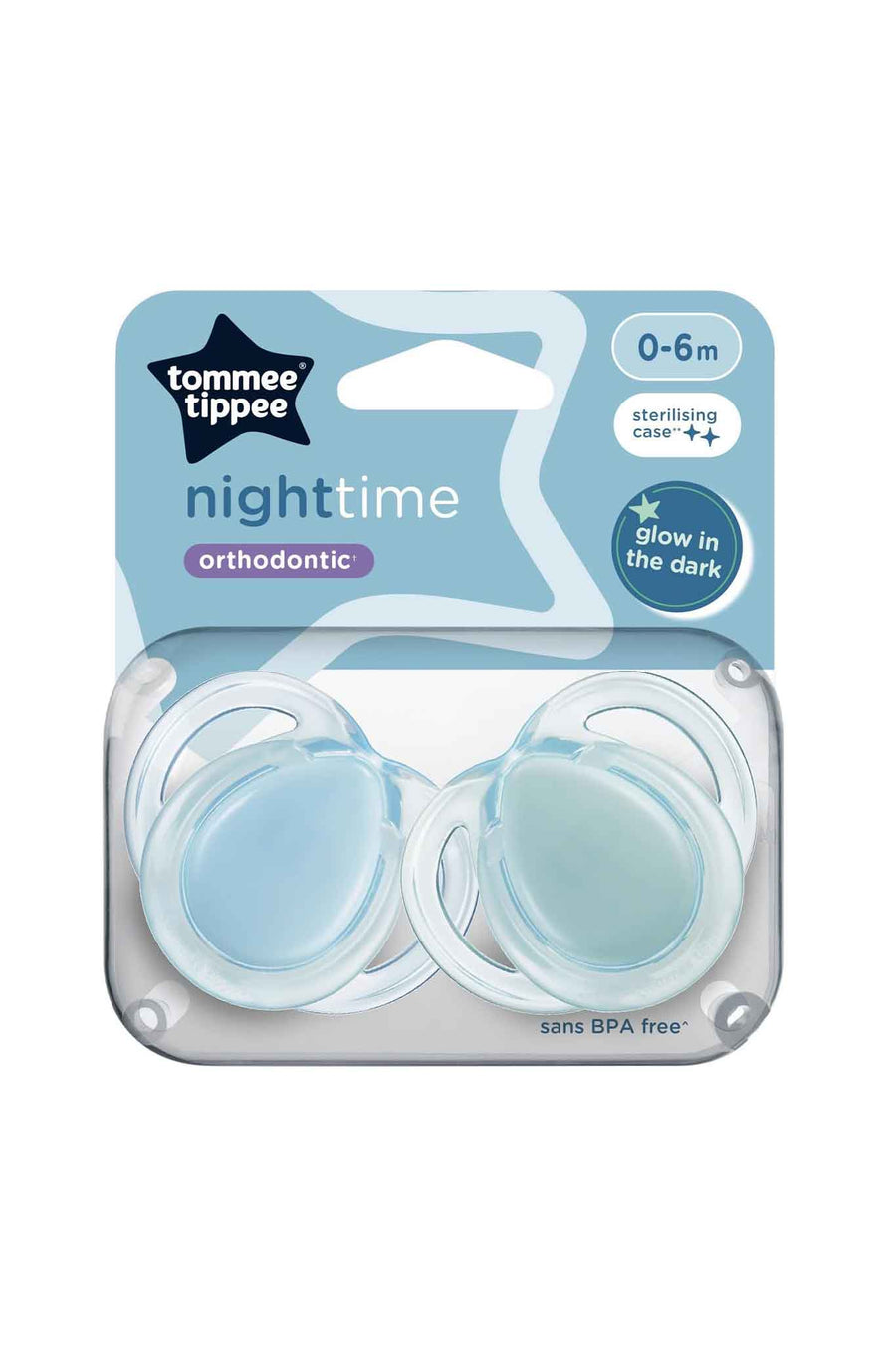 Tommee Tippee Night Time Soother 2 Pack