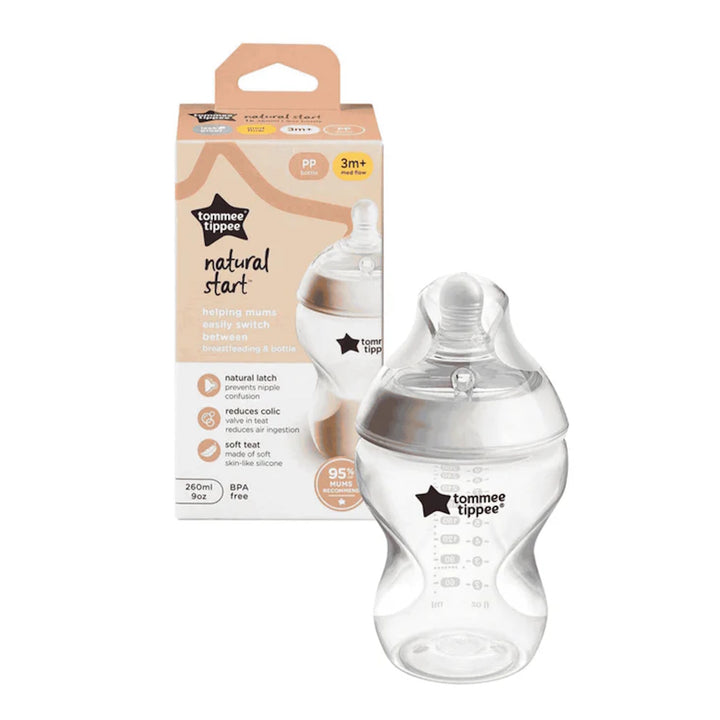Tommee Tippee Bottle PP Natural Start with Teat (3m+)