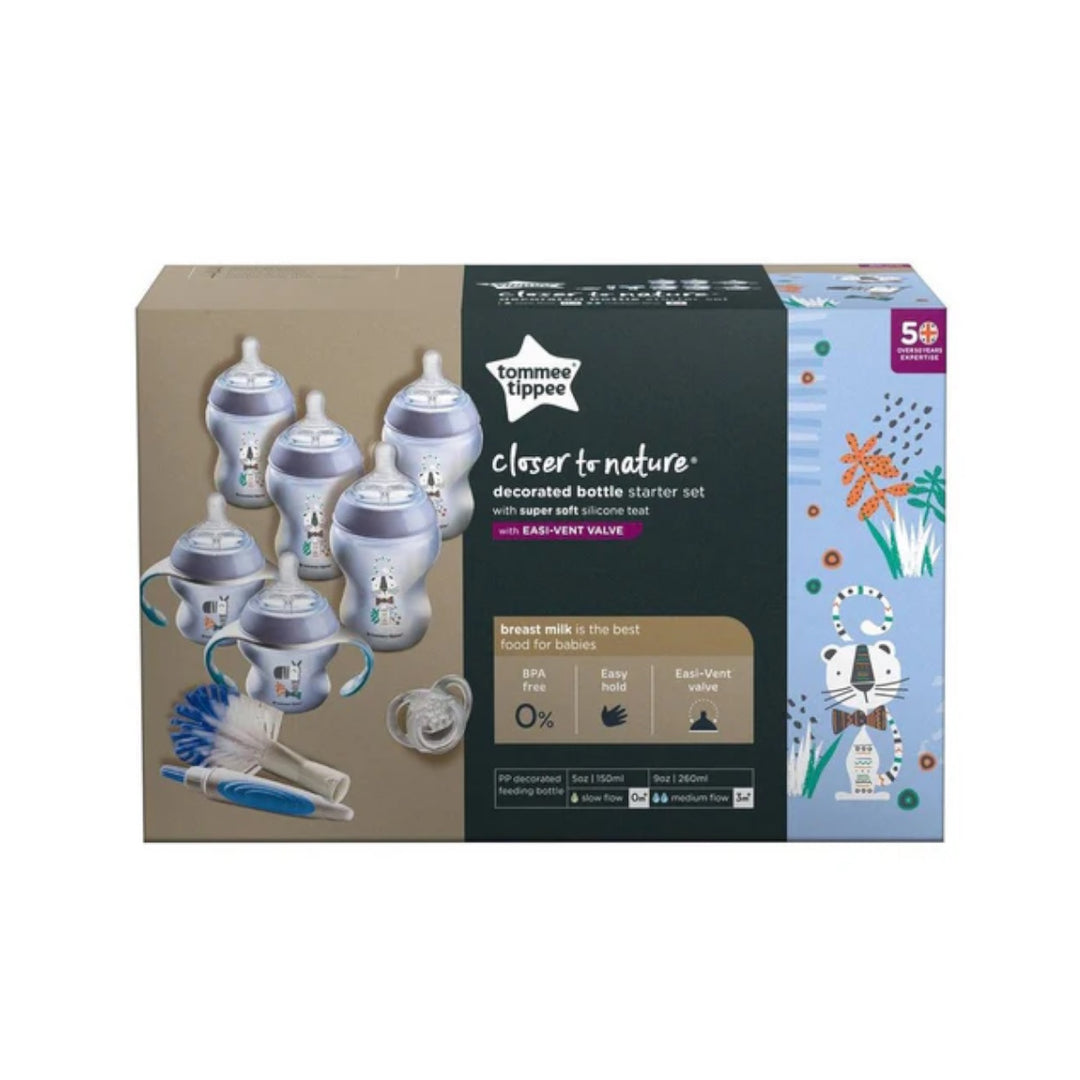 Tommee Tippee With Super Soft Teat Deco Bottle Newborn Starter Kit