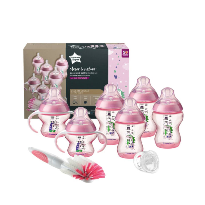 Tommee Tippee With Super Soft Teat Deco Bottle Newborn Starter Kit