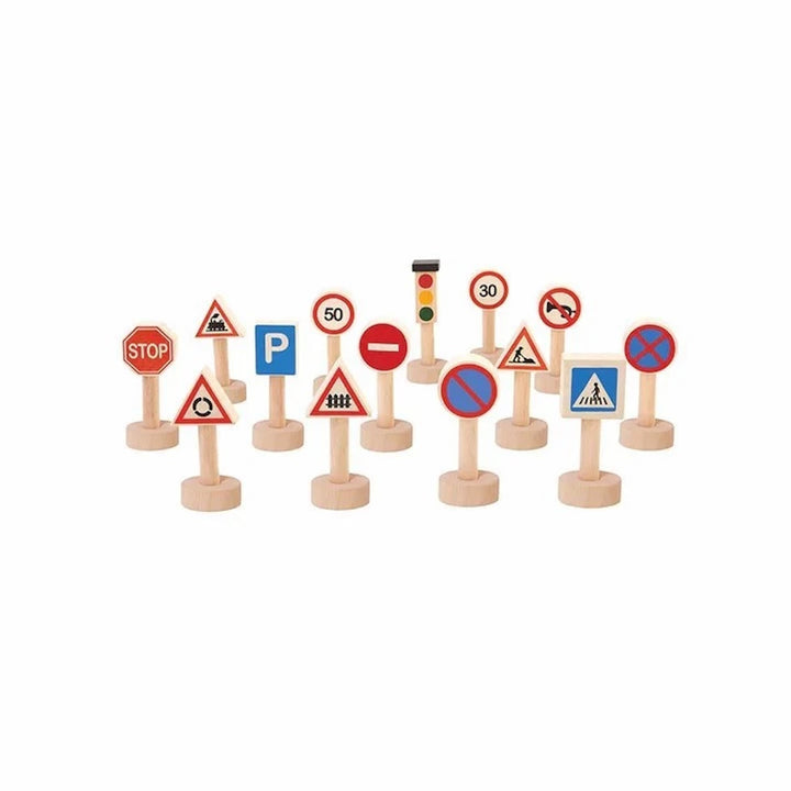 Plan Toys Set of Traffic Signs & Lights