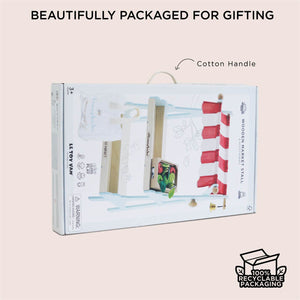 Le Toy Van wooden market stall packaging