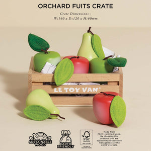 Le Toy Van orchard fruits crate dimensions