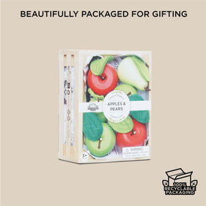 Le Toy Van Orchard Fruits crate packaging