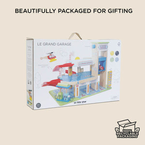 Le Toy Van Le Grand Garage packaging