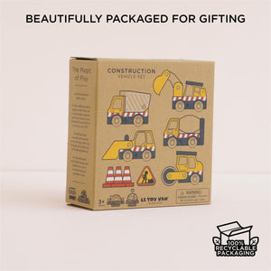 Le Toy Van construction vehicles packaging