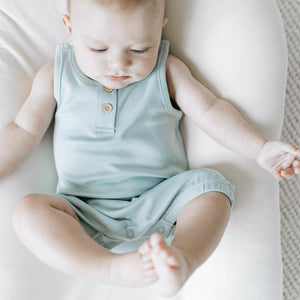 KAYS + KINS Tank Bodysuit - Stoneblue