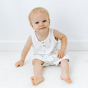 KAYS + KINS Tank Bodysuit - Surf Side