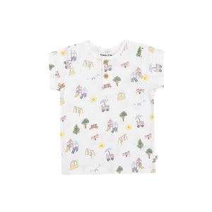 KAYS + KINS Henley Tee - Sunny Park