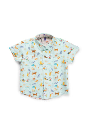 Maison Q Tiger Tiger Reversible Shirt