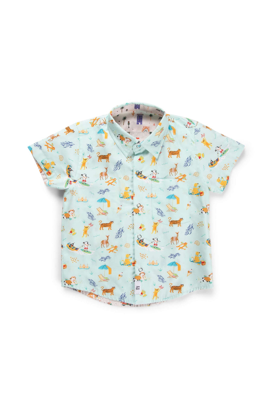 Maison Q Tiger Tiger Reversible Shirt