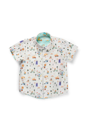 Maison Q Tiger Tiger Reversible Shirt