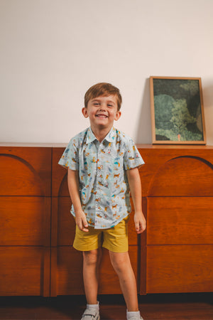 Maison Q Tiger Tiger Reversible Shirt