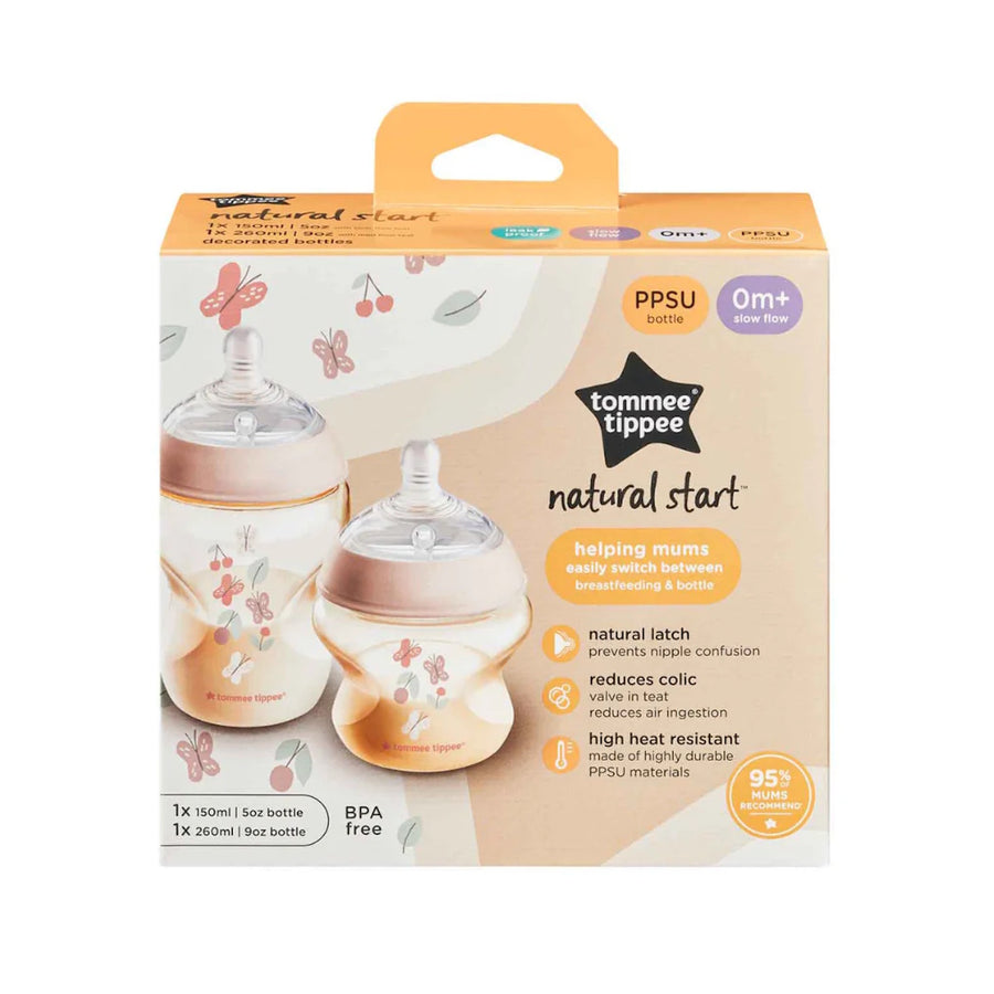Tommee Tippee Bottle Newborn Set Natural Start PPSU