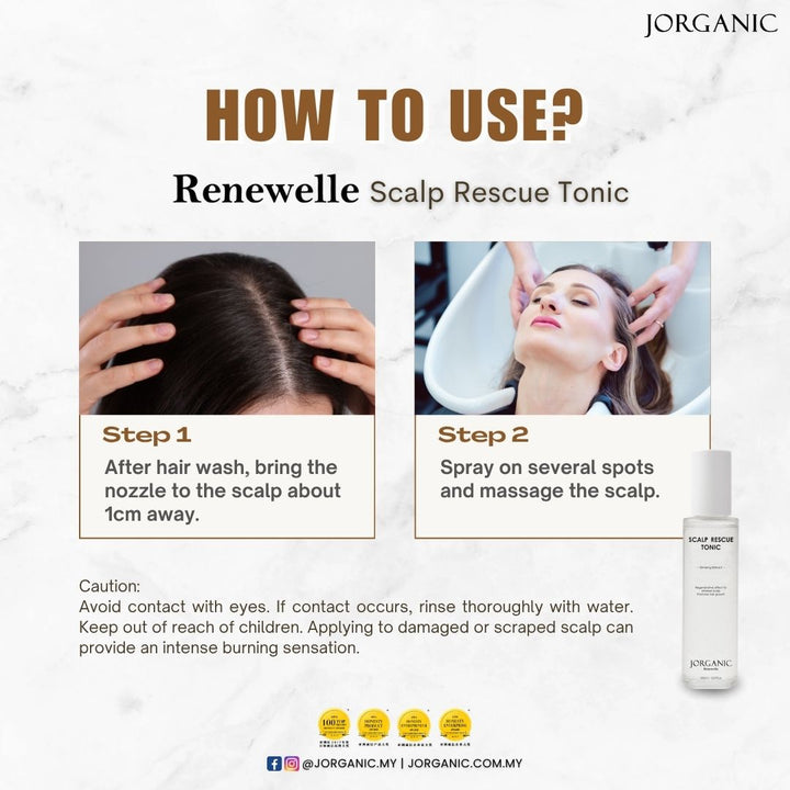 Jorganic Renewelle Scalp Rescue Tonic 150ml