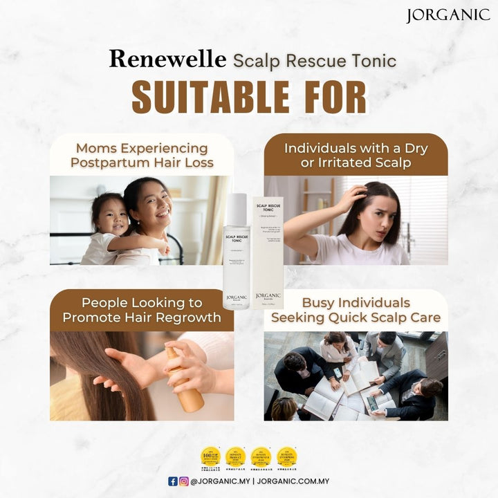 Jorganic Renewelle Scalp Rescue Tonic 150ml