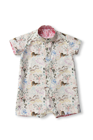 Maison Q Twelve Zodiac Reversible Boy Onesie