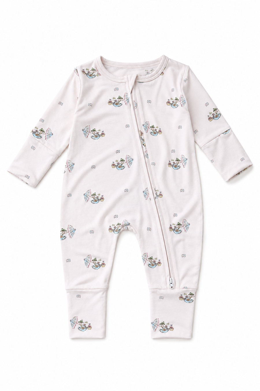 Twinkle Planet Lyocell Onepiece Pyjamas - Beachside Picnic