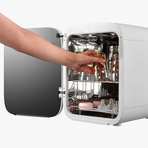 Spectra UV-LED Sterilizer touch control panel: Auto, Dry, UV and Storage modes