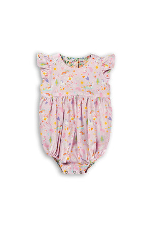 Maison Q Unicorn Reverie Reversible Girl Onesie