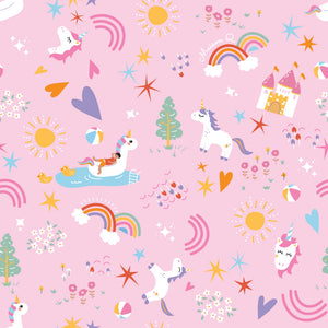Maison Q Unicorn Reverie Reversible Girl Onesie
