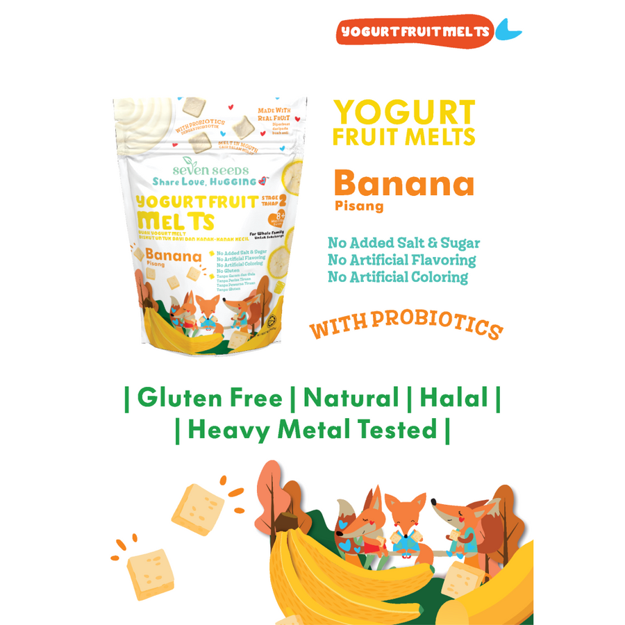 Hugging Love Yogurt Fruit Melts Banana pouch