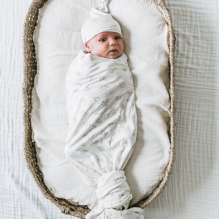 KAYS + KINS Bamboo Luxe Swaddle Set - Veloura Mist